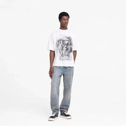 ATLAS T SHIRT-FLAT WHITE